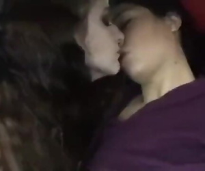 Lesbians Having Sex in Car